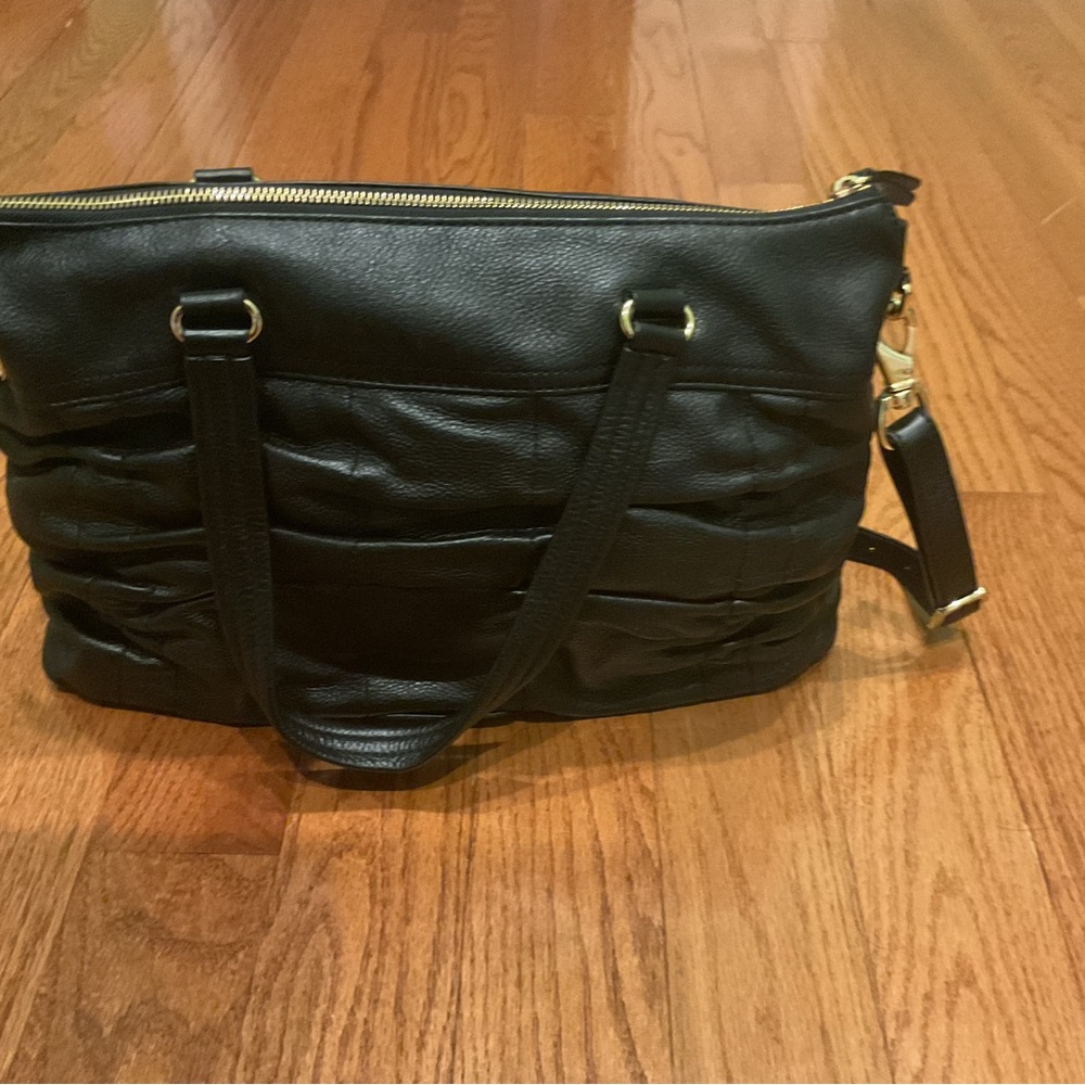 Cole Haan black leather bag - Picture 3 of 4